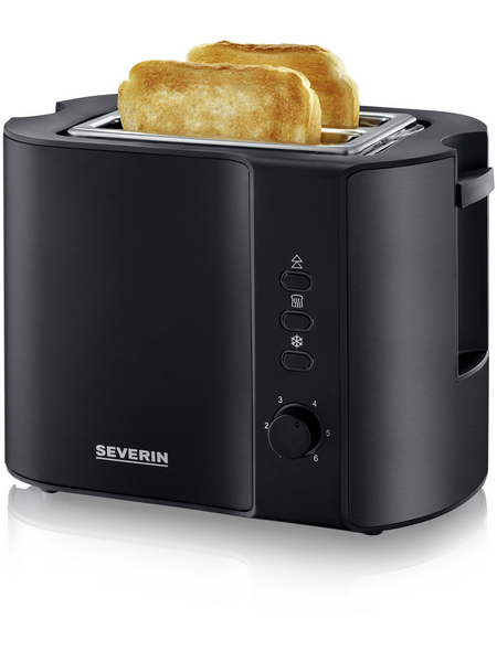SEVERIN Toaster, edelstahlfarben/schwarz, 240 V