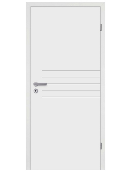 TÜRELEMENTE BORNE Tür »Fila 6 Weißlack«, rechts, 73,5 x 198,5 cm