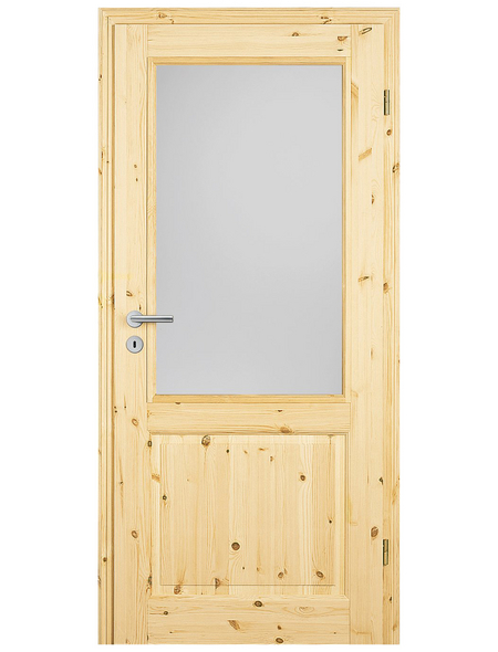 TÜRELEMENTE BORNE Tür »Landhaus 03 Kiefer roh«, rechts, 73,5 x 198,5 cm