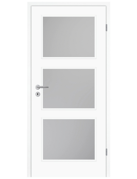 TÜRELEMENTE BORNE Tür »Lusso 03 Weißlack «, rechts, 73,5 x 198,5 cm