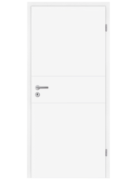 TÜRELEMENTE BORNE Tür »Turida 11 design-weiß«, rechts, 73,5 x 198,5 cm