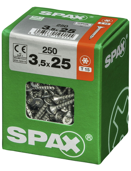 SPAX Universalschraube 3 5 Mm Stahl 250 Stk TRX 3 5x25 L Hagebau de spax-universalschraube-3-5-mm-stahl-250-stk-trx-3-5x25-l-hagebau-de