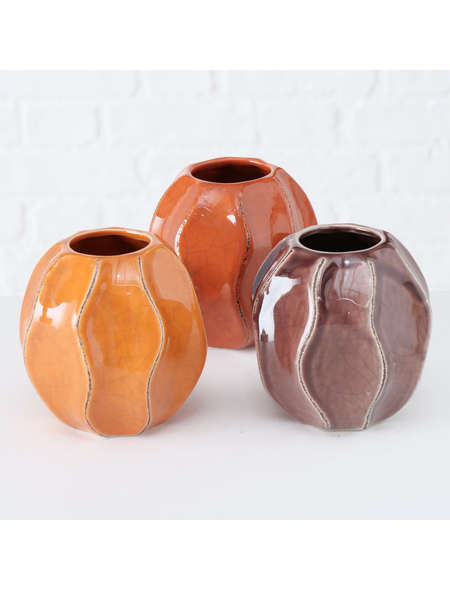 BOLTZE Vase »Hilary«, Höhe: 10 cm, Steingut, mehrfarbig