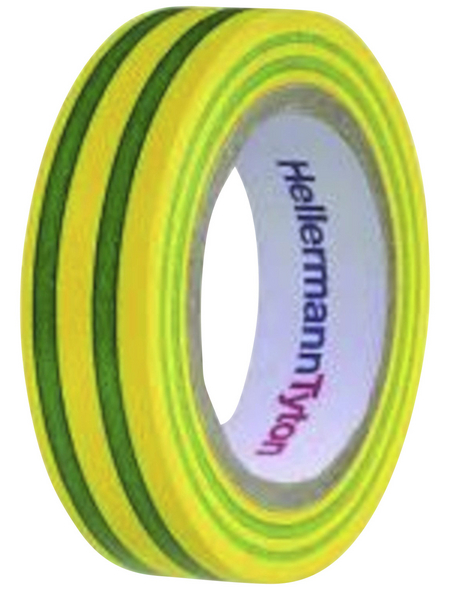 HellermannTyton VDE-Isolierband, BxL: 1,5 x 100 cm, gelb/grün