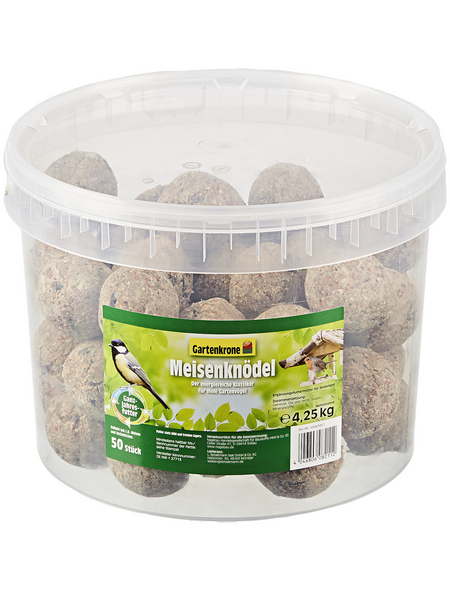 Gartenkrone Vogelfutter »Meisenknödel ohne Netz«, 1 Eimer à 4250 g