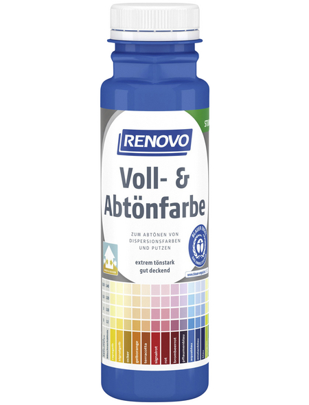 RENOVO Voll- und Abtönfarbe, aquablau, 250 ml