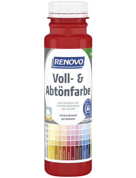 RENOVO Voll- und Abtönfarbe, signalrot, 250 ml
