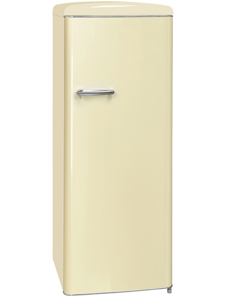 Exquisit Vollraumkühlschrank, BxHxL: 54,5 x 144 x 57,5 cm, 229 l, magnolienweiß