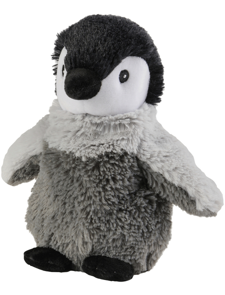 Warmies Wärmestofftier »MINIS«, Pinguin, BxH: 16 x 11 cm, Polyester/Hirse/Lavendel, grau/schwarz
