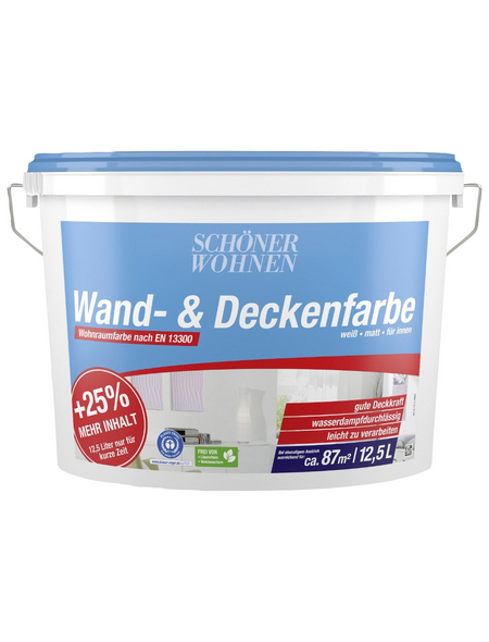 Wand- und Deckenfarbe, Weiß - Hagebau.de
