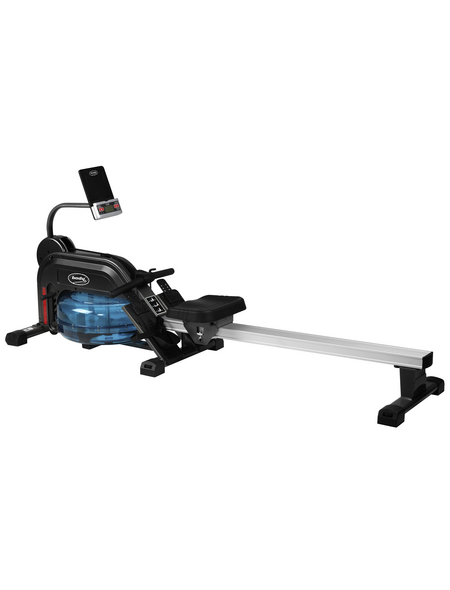 body coach Wasser-Rudergerät »Fitness Rower«, geeignet für: Muskeltraining/Fitness, blau/silberfarben