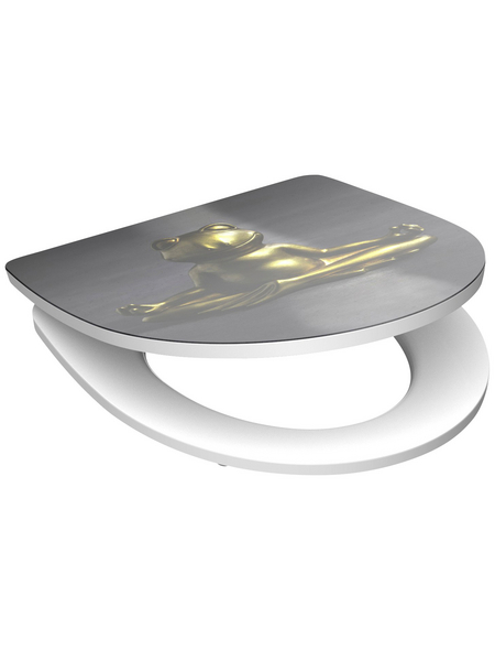 SCHÜTTE WC-Sitz »Relaxing frog«, Duroplast, grau ...