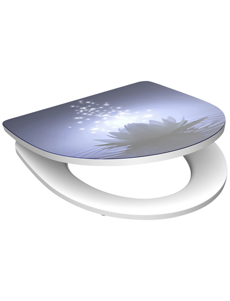 SCHÜTTE WC-Sitz »Water Lilly«, Duroplast, oval, mit Softclose-Funktion