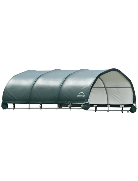SHELTERLOGIC Weidezelt, Breite: 714 cm, Dach: Polyethylen (PE), Farbe: grün SHELTERLOGIC Weidezelt, Breite: 714 cm, Dach: Polyethylen (PE), Farbe: grün
