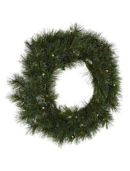 CASAYA Weihnachtskranz »Sölden«, Ø 35 cm, grün, Kunststoff, beleuchtet