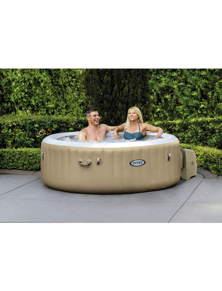 INTEX Whirlpool »PureSpa Bubble Massage«, ØxH: 196 x 50,8 cm, braun, 4 Sitzplätze