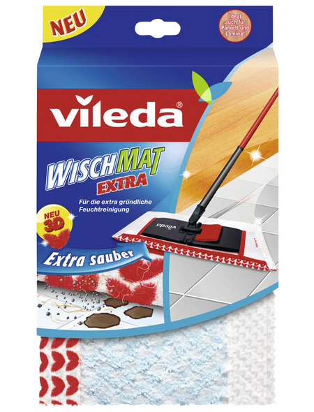 VILEDA Wischbezug, BxL: 15 x 40 cm, Baumwolle/Polyester