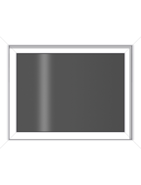 RORO Wohnraumfenster »B70/5K«, Kunststoff, weiß, Glasstärke 32mm