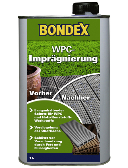 BONDEX WPC-Imprägnierung, für außen, 1 l, farblos, matt