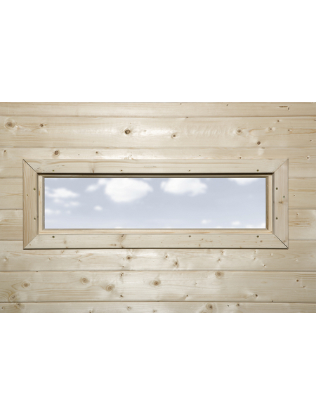 WEKA Zusatzfenster für Gartenhäuser, Holz/Glas