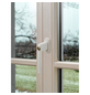 ABUS Abschließbarer Fenstergriff FG210 Stahl/Kunststoff weiß-Thumbnail