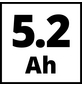 EINHELL Akku, Power X-Change Plus, 5,2 Ah, 18 V, Lithium-Ionen, Rot | Schwarz-Thumbnail