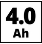 EINHELL Akku, PXC, 4 Ah, 18 V, Lithium-Ionen, Rot | Schwarz-Thumbnail