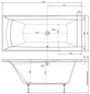 OTTOFOND Badewanne »Porta«, BxHxL: 75 x 50 x 170 cm, Körperform-Thumbnail