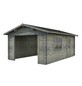 PALMAKO AS Blockbohlen-Garage, BxT: 360 x 550 cm (Außenmaße), Holz-Thumbnail