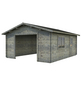 PALMAKO AS Blockbohlen-Garage, BxT: 450 x 550 cm (Außenmaße), Holz-Thumbnail