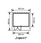 Mr. GARDENER Blockbohlenhaus »England 1«, BxT: 425 x 444 cm (Aufstellmaße), Satteldach-Thumbnail