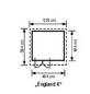Mr. GARDENER Blockbohlenhaus »England 4«, BxT: 525 x 584 cm (Aufstellmaße), Satteldach-Thumbnail