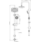 SCHÜTTE Duschsäule »Duschtraum«, Höhe: 110 cm, weiß/chromfarben-Thumbnail
