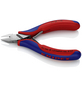 KNIPEX Elektriker-Seitenschneider, rot/blau, Stahl-Thumbnail