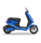 blu:s Elektroroller »XT2000«, max. 45 km/h, Reichweite: 59 km, blau-Thumbnail