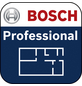 BOSCH PROFESSIONAL Entfernungsmesser »GLM 50 C«, schwarz/blau-Thumbnail