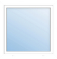 Meeth Fenster »77/3 MD«, Gesamtbreite x Gesamthöhe: 100 x 70 cm, Glassstärke: 33 mm, weiß-Thumbnail