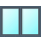 Meeth Fenster »77/3 MD«, Gesamtbreite x Gesamthöhe: 150 x 120 cm, Glassstärke: 33 mm, weiß/titan-Thumbnail