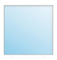 Meeth Fenster »77/3 MD«, Gesamtbreite x Gesamthöhe: 150 x 70 cm, Glassstärke: 33 mm, weiß-Thumbnail
