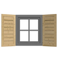 KARIBU Fensterladen für Gartenhäuser, Holz-Thumbnail