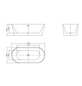 HOME DELUXE freistehende Badewanne »Toskana«, BxHxL: 80 x 58 x 170 cm, oval-Thumbnail