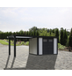 WOLFF FINNHAUS Gartenhaus »Eleganto 3024«, BxHxT: 581 x 227 x 238 cm, Metall, mit Seitendach links-Thumbnail