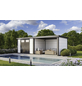 WOLFF FINNHAUS Gartenhaus »Eleganto 3330«, BxHxT: 671 x 227 x 298 cm, Metall, mit Lounge rechts-Thumbnail