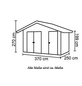WEKA Gartenhaus »Gartenhaus 253 Gr.2«, BxT: 420 x 310 cm (Aufstellmaße), Satteldach-Thumbnail