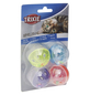 TRIXIE Katzenspielzeug, Rasselball, blau/rot/violett/gelb-Thumbnail