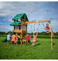 Backyard Discovery Kinderspielhaus »Belmont«, BxHxT: 220 x 290 x 540 cm, Holz, braun/grün/gelb-Thumbnail