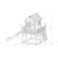 AXI Kinderspielhaus »Liam«, BxHxT: 377 x 291 x 255 cm, Holz, braun/weiß-Thumbnail