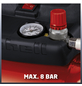 EINHELL Kompressor »TC-AC 190/6/8 OF«, 8 bar, Max. Füllleistung: 139 l/min-Thumbnail