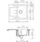 SCHOCK Küchenspüle »Manhattan D-100XS-A«, croma, rechteckig, Granit/Komposit-Kunststein/Quarzstein-Thumbnail