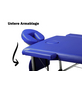 body coach Massageliege, geeignet für: Wellnessbereich, blau/silberfarben-Thumbnail